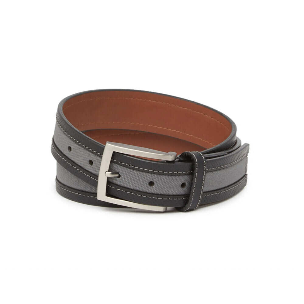 Boconi Sneaker Belt Leather Navy/Black Size 36/90 $160